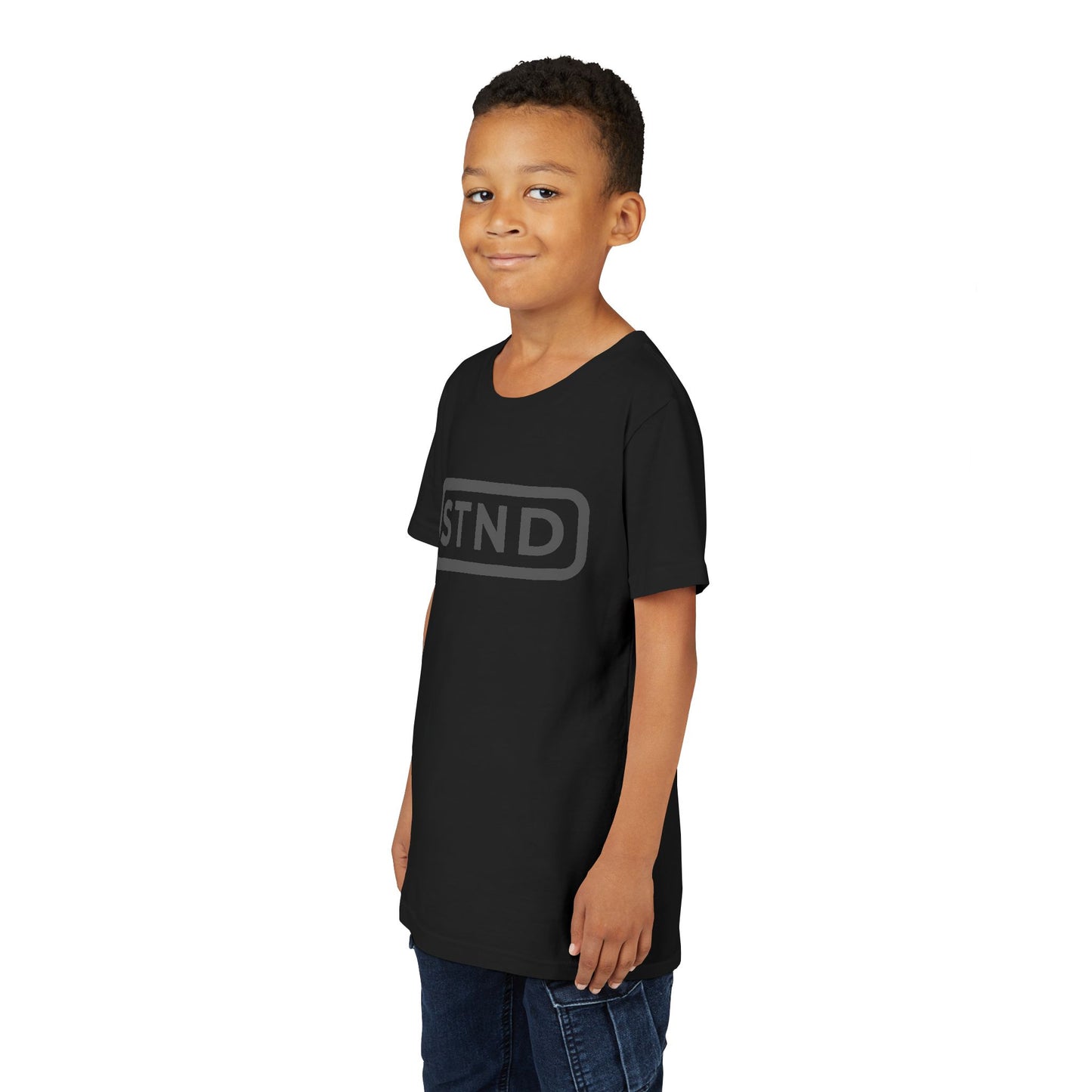 Youth - STND Classic Tee (Large Front STND) – “Built to outlast every struggle.”