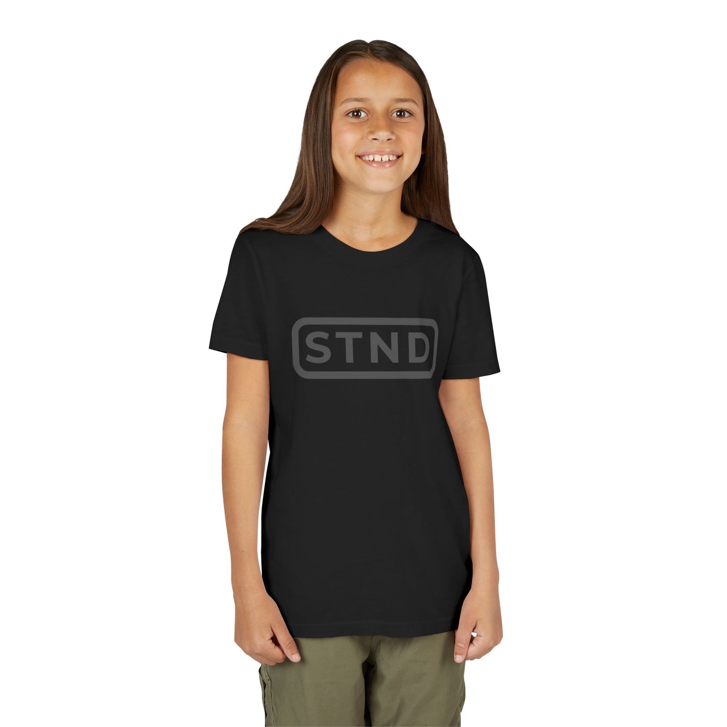 Youth - STND Classic Tee (Large Front STND) – “Built to outlast every struggle.”