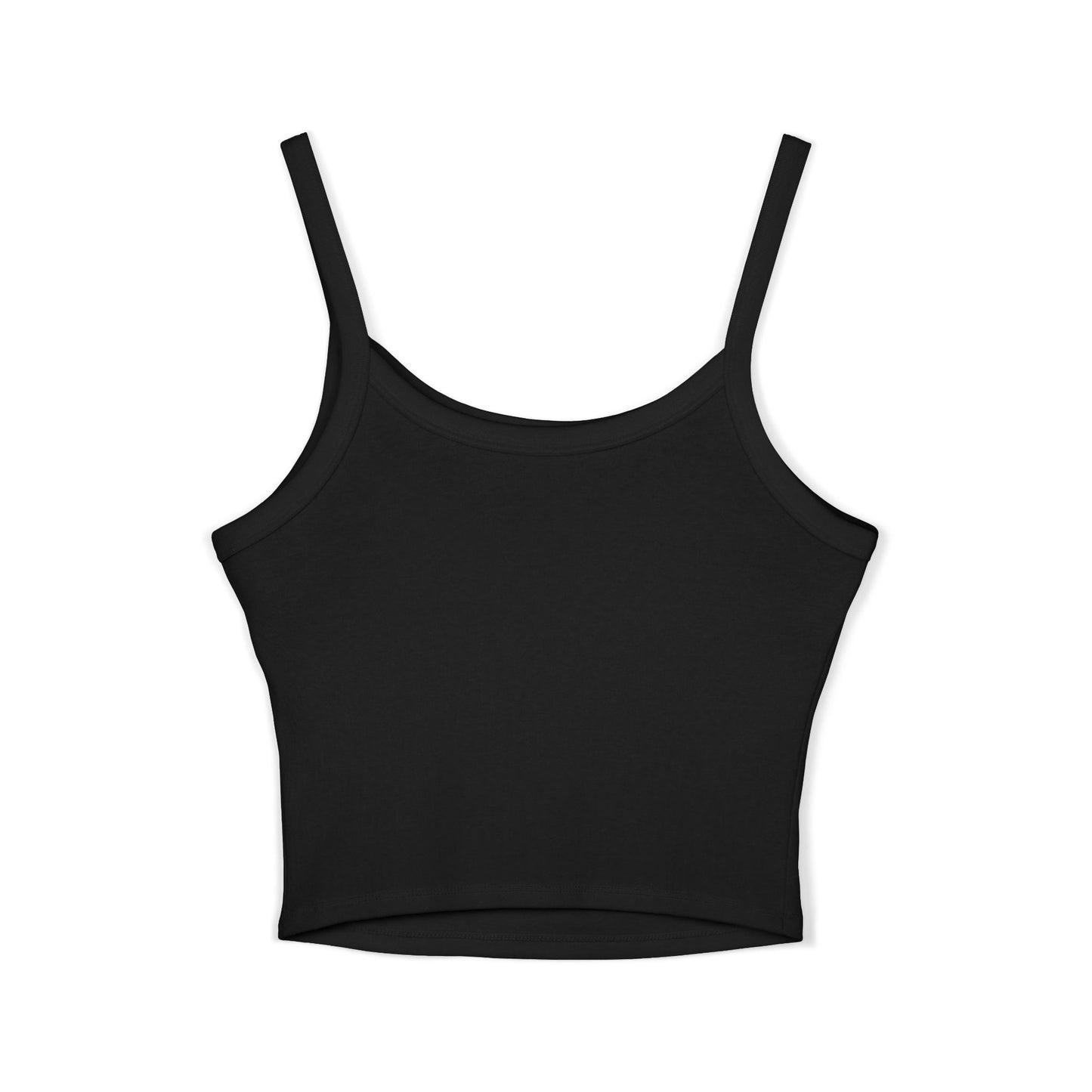 (BLACK) STND Women’s Spaghetti Strap Tank Top – Casual Slim Fit, Summer Essential, Layering Piece