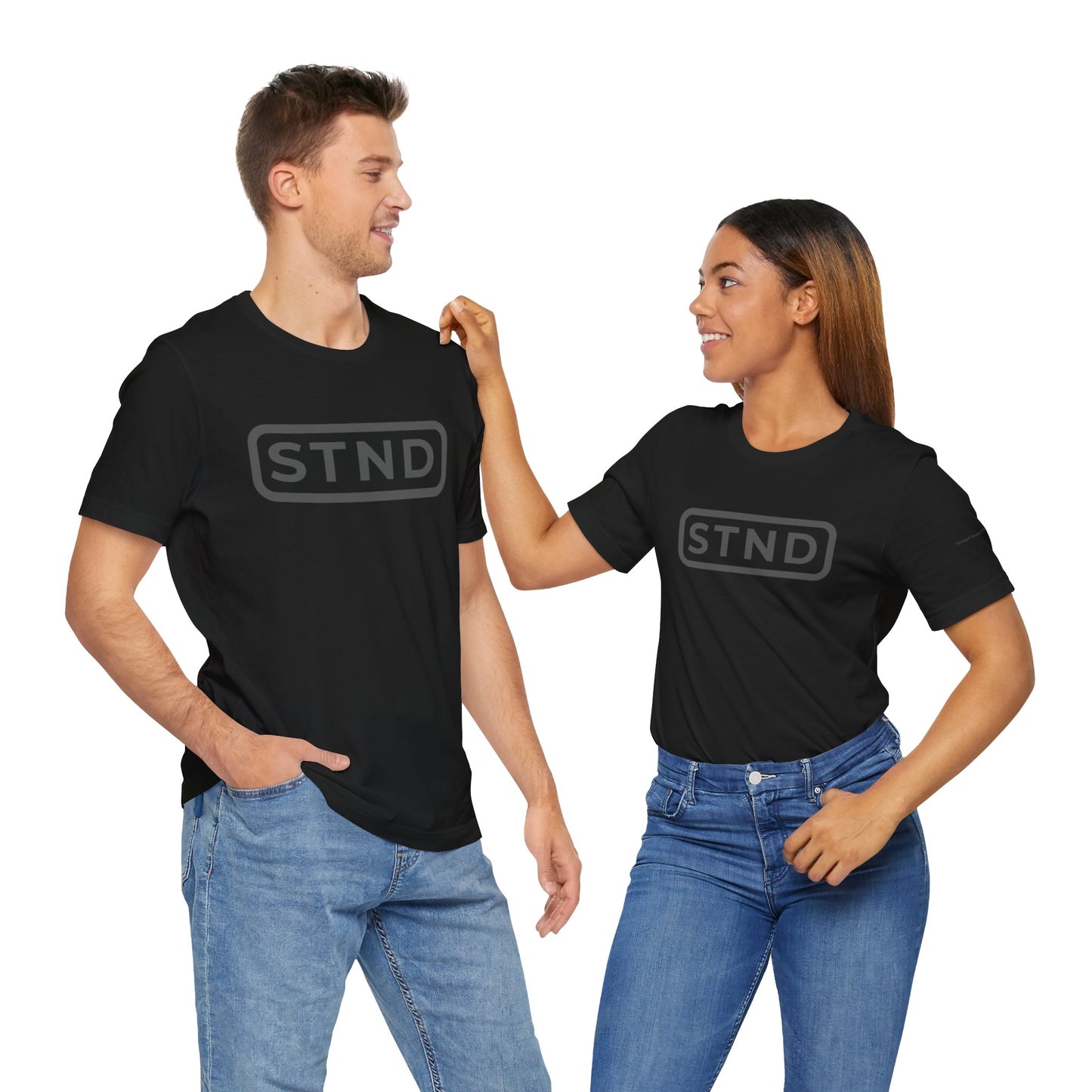 STND Classic Tee (Large Front STND) – “Built to outlast every struggle.”